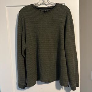 Men's Green and Khaki Shirt